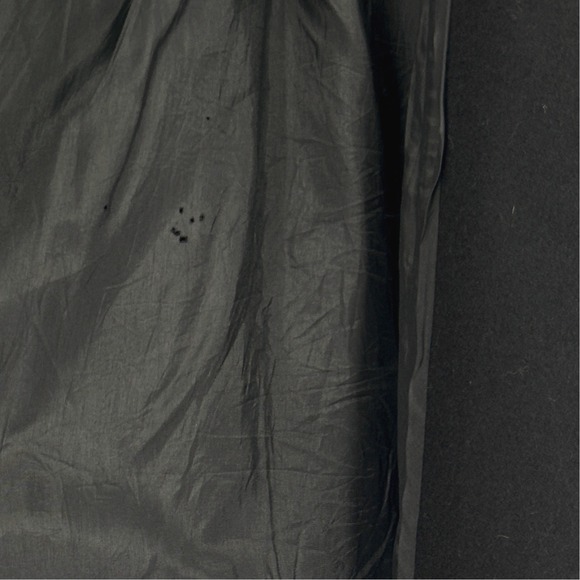 J Crew Black Wool Lady Day Coat Women's Midi Fit & Flare Pleated A-Line Size 8 - Picture 9 of 9